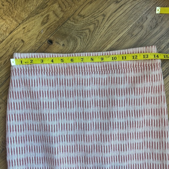 Loft Woven Pencil Skirt Mauve Pink Stretchy 2 - Picture 6 of 9